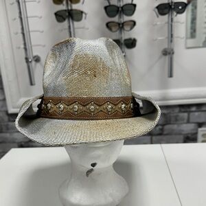 Stylish Silver and Brown Cowboy Hat